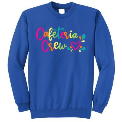 Cafeteria Crew School Lunch Lady Worker Squad With Heart Sweatshirt