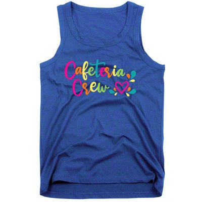 Cafeteria Crew School Lunch Lady Worker Squad With Heart Tank Top