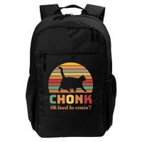 Chonk Cat Scale Meme Retro Oh Lawd He Comin Memes Backpack