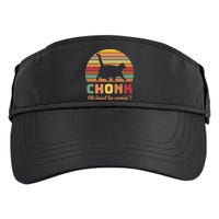 Chonk Cat Scale Meme Retro Oh Lawd He Comin Memes Adult Drive Performance Visor