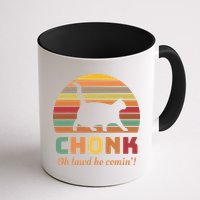 Chonk Cat Scale Meme Retro Oh Lawd He Comin Memes Mug