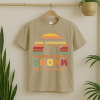 Chonk Cat Scale Meme Retro Oh Lawd He Comin Memes T-Shirt