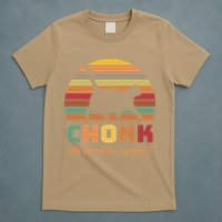 Chonk Cat Scale Meme Retro Oh Lawd He Comin Memes T-Shirt