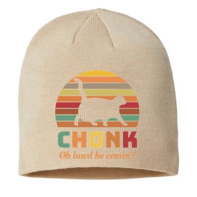 Chonk Cat Scale Meme Retro Oh Lawd He Comin Memes Sustainable Beanie