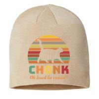 Chonk Cat Scale Meme Retro Oh Lawd He Comin Memes Sustainable Beanie