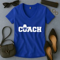 Coach Colorado Sports Logo Women's V-Neck T-Shirt