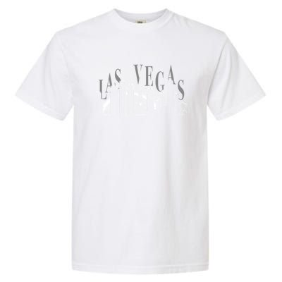 Capital City Skyline Silhouette Las Vegas Gift Garment-Dyed Heavyweight T-Shirt