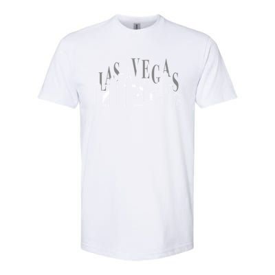 Capital City Skyline Silhouette Las Vegas Gift Softstyle CVC T-Shirt