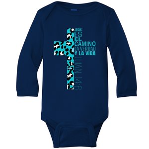 Cute Christian Spanish Gifts Women Jesus Bible Verse Message Baby Long Sleeve Bodysuit