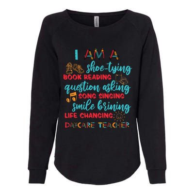 Child Care School Teacher Daycare Provider Womens California Wash Sweatshirt