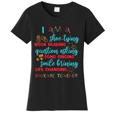 Child Care School Teacher Daycare Provider Women's T-Shirt