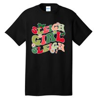 Cute Christmas Sleigh  Sleigh Retro Holiday Design Tall T-Shirt