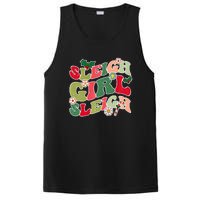 Cute Christmas Sleigh  Sleigh Retro Holiday Design PosiCharge Competitor Tank