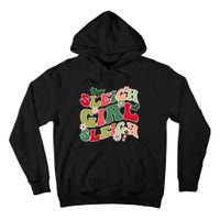 Cute Christmas Sleigh  Sleigh Retro Holiday Design Tall Hoodie