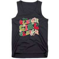 Cute Christmas Sleigh  Sleigh Retro Holiday Design Tank Top