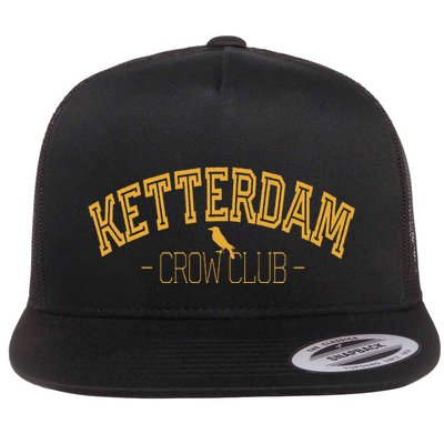 Crow Club Six Of Crows Sun Summoner Shadow Bone Flat Bill Trucker Hat