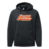 Chocolate & Cheese Script Performance Fleece Hoodie