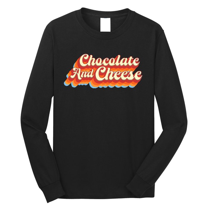 Chocolate & Cheese Script Long Sleeve Shirt