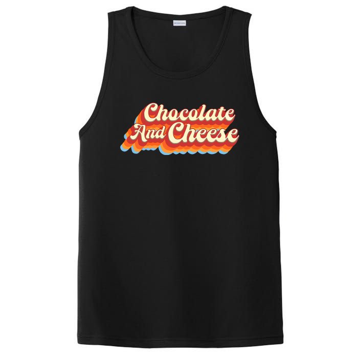 Chocolate & Cheese Script PosiCharge Competitor Tank