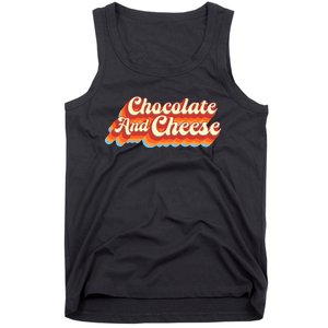 Chocolate & Cheese Script Tank Top