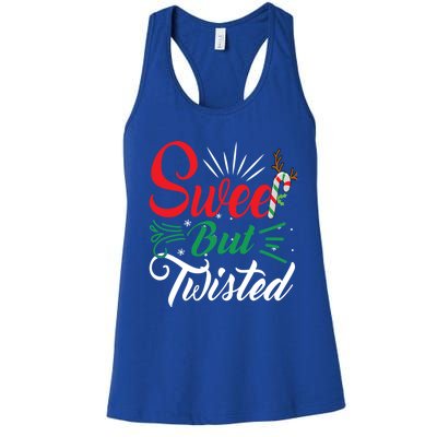 Christmas Costume Sweet But Twisted Matching Family Pajama Gift Women's Racerback Tank