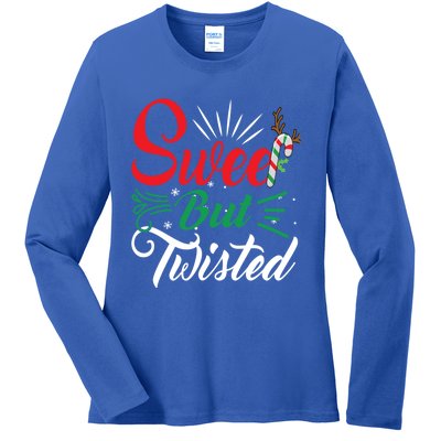 Christmas Costume Sweet But Twisted Matching Family Pajama Gift Ladies Long Sleeve Shirt