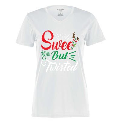 Christmas Costume Sweet But Twisted Matching Family Pajama Gift Women's Momentum V-Neck T-Shirt