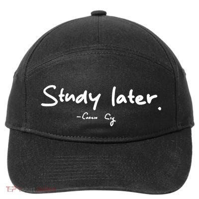 Coach Cig Study Later 7-Panel Snapback Hat