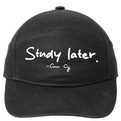 Coach Cig Study Later 7-Panel Snapback Hat