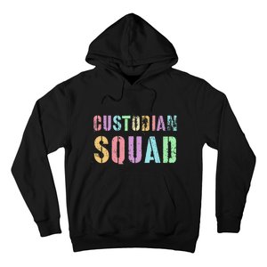 Cute Custodian Squad Cleaner Upkeep Cleanliness Facility Hoodie