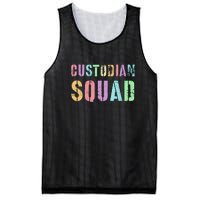 Cute Custodian Squad Cleaner Upkeep Cleanliness Facility Mesh Reversible Basketball Jersey Tank