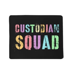 Cute Custodian Squad Cleaner Upkeep Cleanliness Facility Mousepad