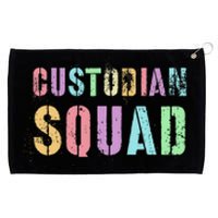 Cute Custodian Squad Cleaner Upkeep Cleanliness Facility Grommeted Golf Towel