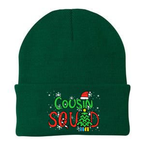 Christmas Cousin Squad Santa Hat Xmas Matching  Knit Cap Winter Beanie