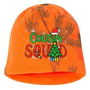 Christmas Cousin Squad Santa Hat Xmas Matching  Kati - Camo Knit Beanie