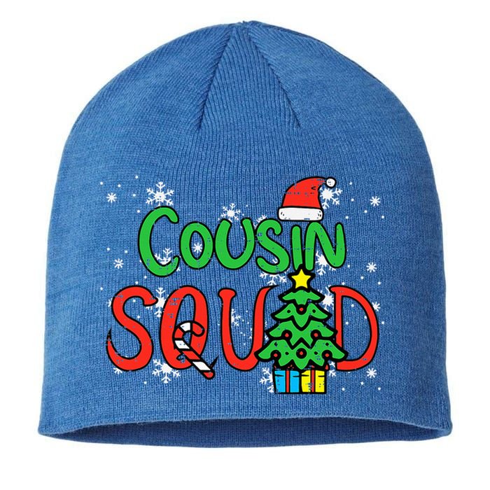 Christmas Cousin Squad Santa Hat Xmas Matching  Sustainable Beanie