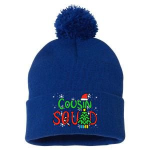 Christmas Cousin Squad Santa Hat Xmas Matching  Pom Pom 12in Knit Beanie