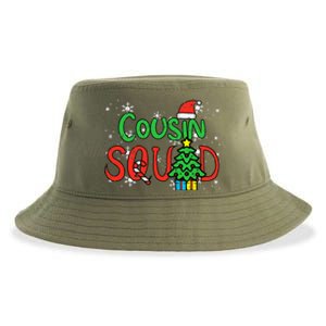 Christmas Cousin Squad Santa Hat Xmas Matching  Sustainable Bucket Hat