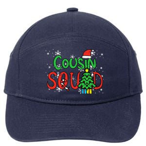 Christmas Cousin Squad Santa Hat Xmas Matching  7-Panel Snapback Hat