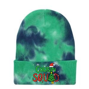 Christmas Cousin Squad Santa Hat Xmas Matching  Tie Dye 12in Knit Beanie