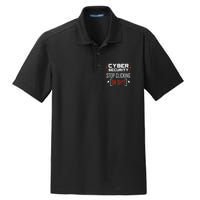 Cybersecurity Cyber Security DonT Click It Hacker Dry Zone Grid Polo