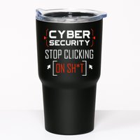 Cybersecurity Cyber Security DonT Click It Hacker Tumbler