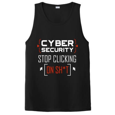 Cybersecurity Cyber Security DonT Click It Hacker PosiCharge Competitor Tank