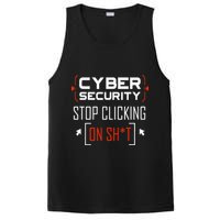 Cybersecurity Cyber Security DonT Click It Hacker PosiCharge Competitor Tank