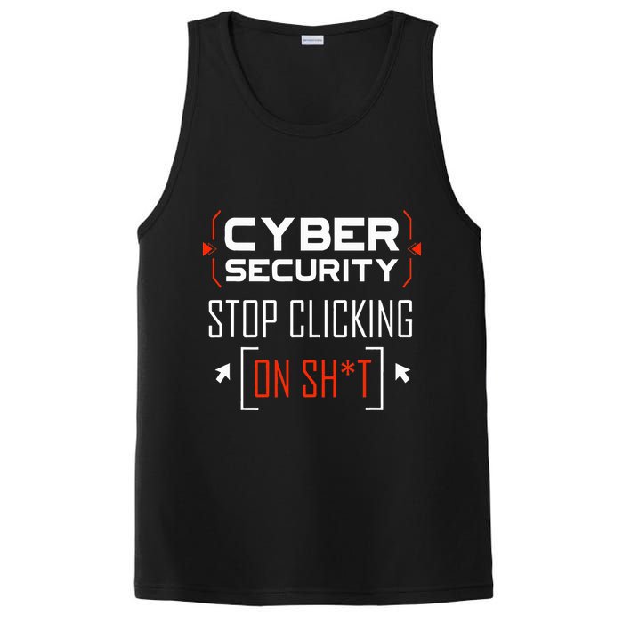 Cybersecurity Cyber Security DonT Click It Hacker PosiCharge Competitor Tank
