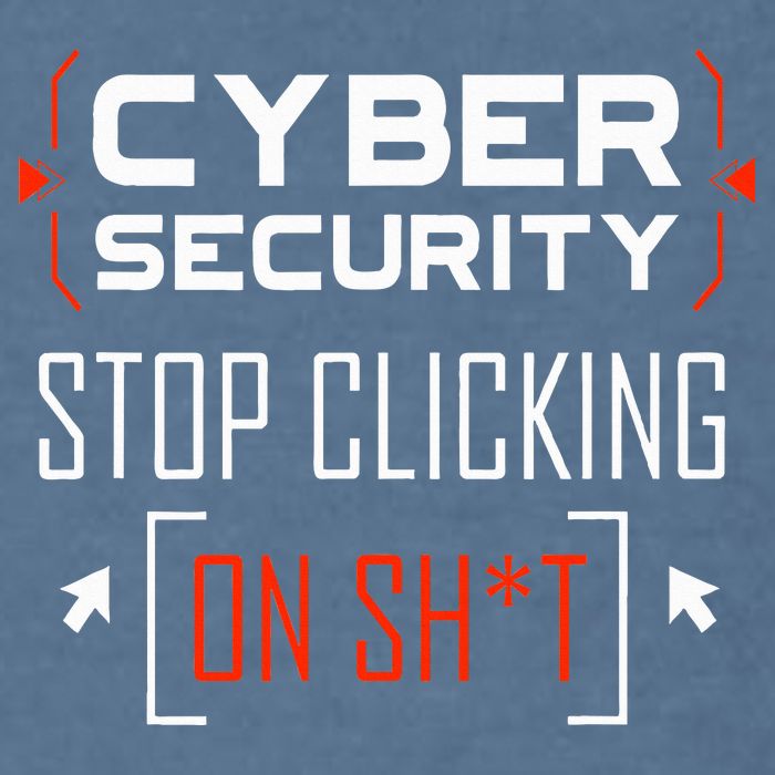 Cybersecurity Cyber Security DonT Click It Hacker Garment-Dyed Sweatshirt