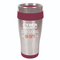 Cybersecurity Cyber Security DonT Click It Hacker 16oz Travel Tumbler