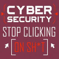 Cybersecurity Cyber Security DonT Click It Hacker 16oz Travel Tumbler