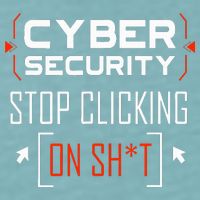 Cybersecurity Cyber Security DonT Click It Hacker Sueded Cloud Jersey T-Shirt