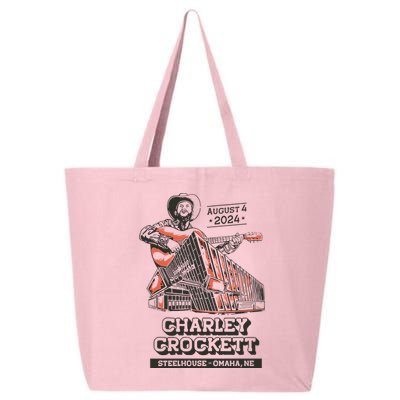 Charley Crockett Show In Omaha Ne On Aug 4 2024 25L Jumbo Tote